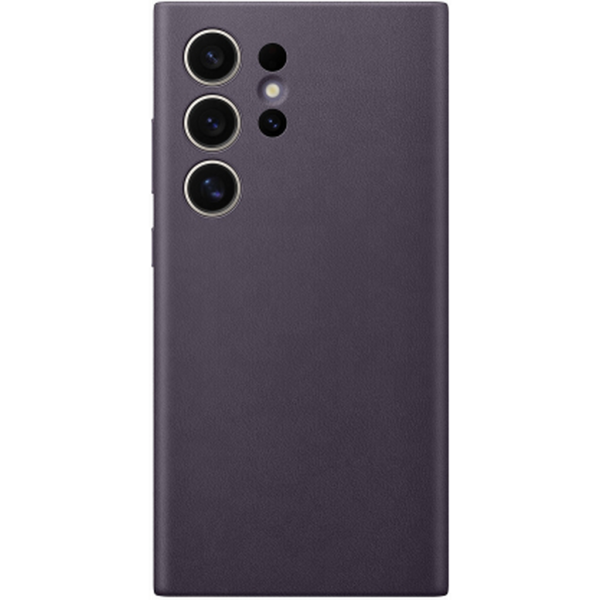 Samsung Galaxy S24 Ultra - Vegan Leather Case - Dark Violet