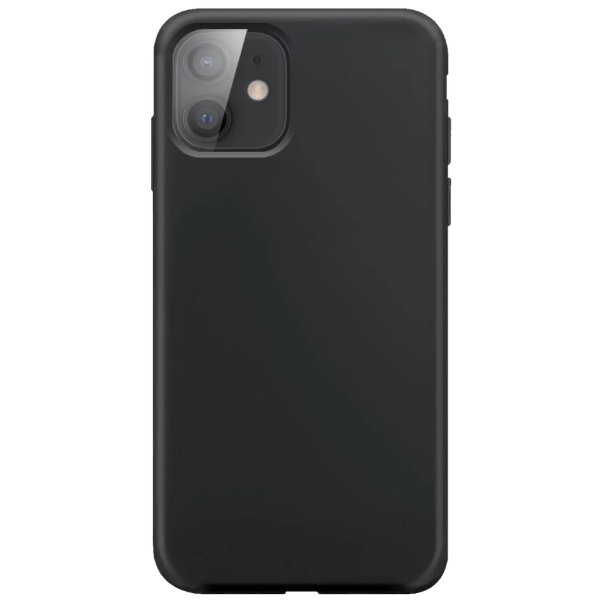 Xqisit iPhone 12 Mini - Silicone Case - Black